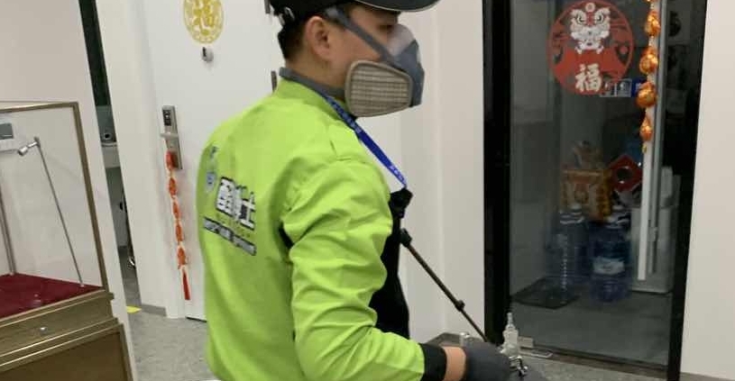 钟楼招商银行除甲醛现场